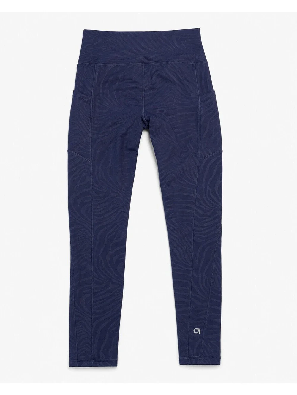 GapFit PowerMove High Rise Ankle Leggings Navy Print Women’s XS